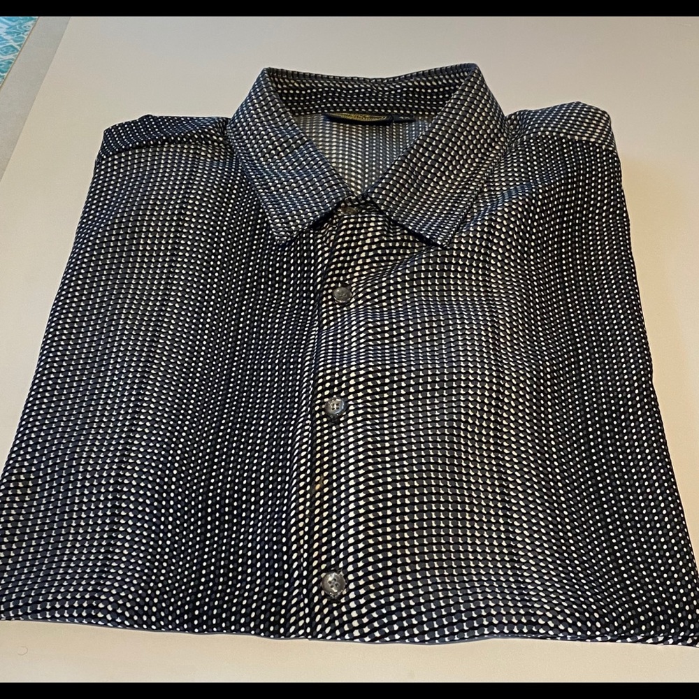 Monzini Men’s long sleeve button up shirt